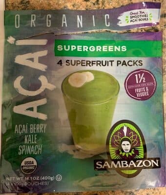 Supergreens Acai Superfruit Packs