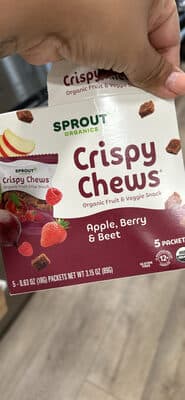 Toddler Red Fruit Beet & Berry Crispy Chews