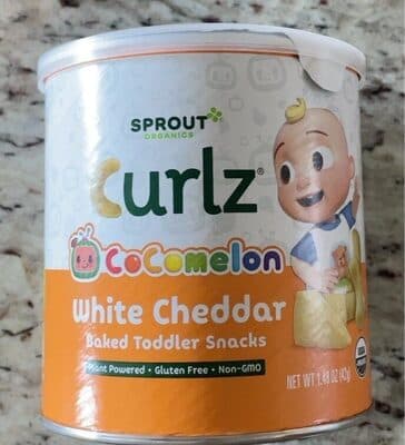 Curlz white cheddar Baked toddler snacks