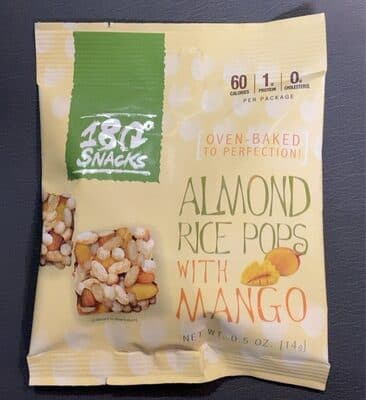 Almond Rice Pops With Mango