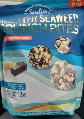 Roasted Seaweed Crunch Bites