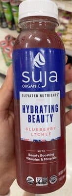 Blueberry Lychee Elevated Nutrients Hydrating Beauty Nutrient Enhanced Fruit Juice Drink