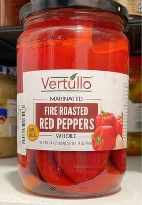 Marinated Fire Roasted Red Peppers