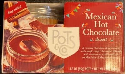 Mexican hot chocolate dessert
