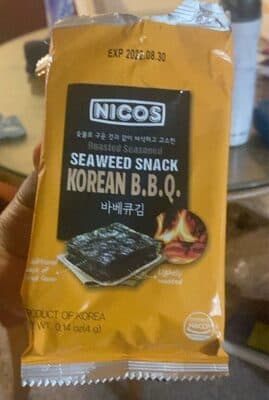 Seaweed snak korean bbq