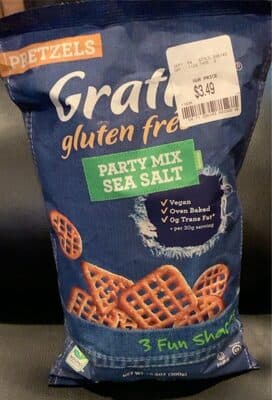 Sea Salt Party Mix Pretzels