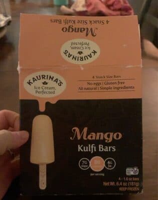 Mango Kulfi Bars