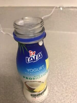 Pina Colada Flavored Yogurt Smoothie