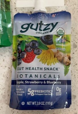 Apple, Strawberry & Blueberry + Ginger & Dandelion Fruit & Botanical Snack
