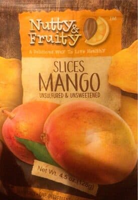 Slices mango