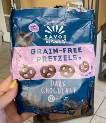 Grain Free Dark Chocolate Pretzels