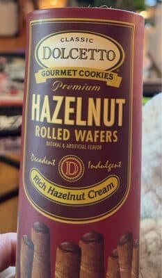 Hazelnut Rolled Wafers