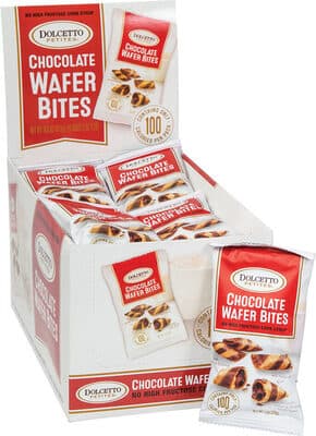 DOLCETTO PETITES, CHOCOLATE WAFER BITES