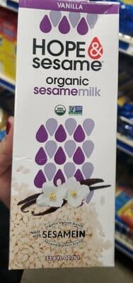 Vanilla Organic Sesame Milk