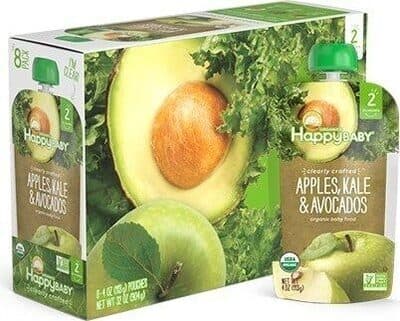 Organic clearly crafted stage baby food apples