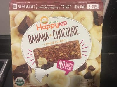 Banana & Chocolate Organic Gluten-Free Fruit & Oat Bar