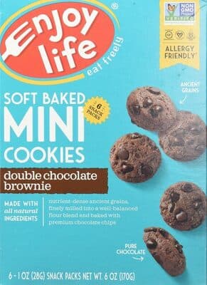 Double Chocolate Brownie Soft Baked Mini Cookies