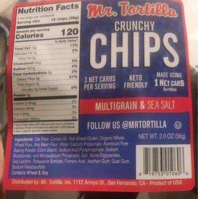 Mr Tortilla Crunchy Chips