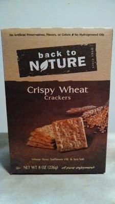 Crispy Wheat Crackers Plant Based Snacks