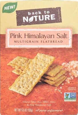 Pink Himalayan Salt Multigrain Flatbread Plant Based Snacks
