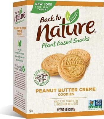 Peanut Butter Creme Cookies Plant Based Snacks