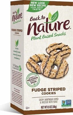 BACK TO NATURE, FUDGE STRIPED COOKIES