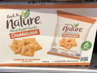 Cheddalicious Cheese Flavored Crackers