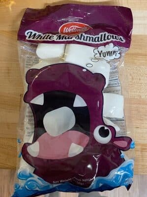White marshmallows