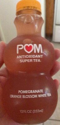 Pom White Tea Antioxidant Pomegranate Orange Blossom Super Tea