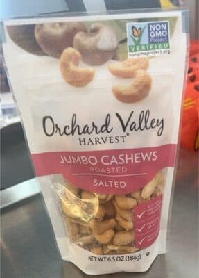 Salted Roasted Jumbo Cashews