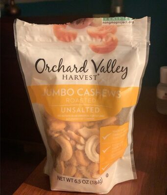 Unsalted Roasted Jumbo Cashews
