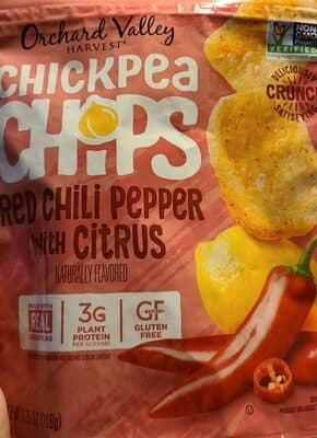 Chickpea Chips Red Chili Pepper with Citrus