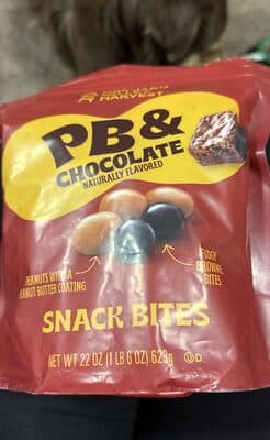 PB & Chocolate Snack Bites