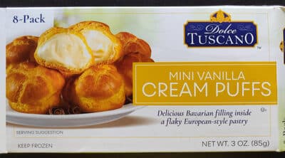 Dolce Toscano, Cream Puffs, Mini Vanilla