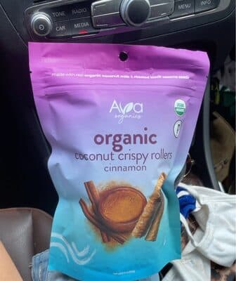 Cinnamon Organic Coconut Crispy Rollers
