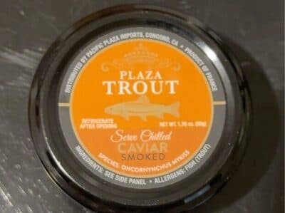 Caviar smoked