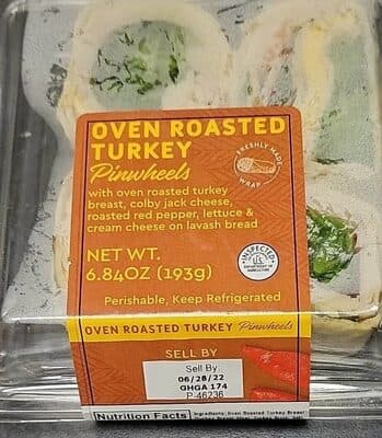 Oven Roasted Turkey Pinwheels
