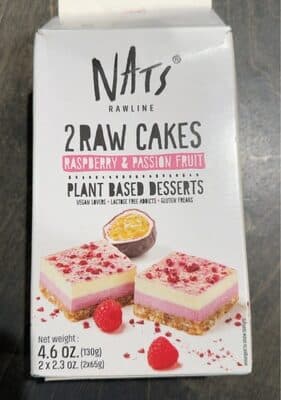 Raspberry and Passion Fruit Plant Based Desserts