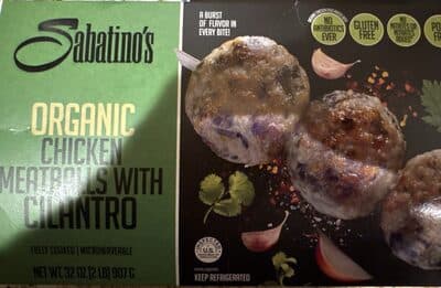 Chicken Meatballs With Cilantro