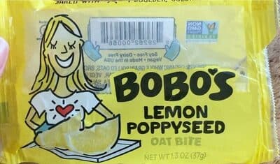 Bobo's Lemon Poppyseed Oat Bites