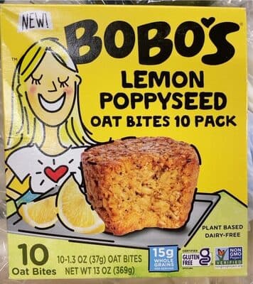 Lemon Poppyseed Oat Bites