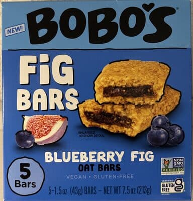 Blueberry Fig Oat Bars