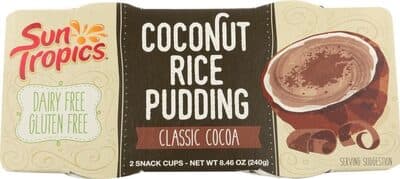 Chocolate Coconut Milk Rice Pudding