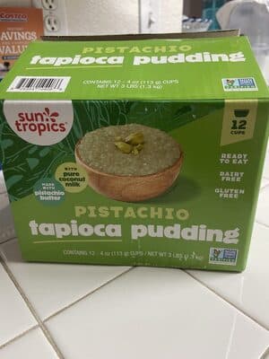 Pistachio Tapioca Pudding