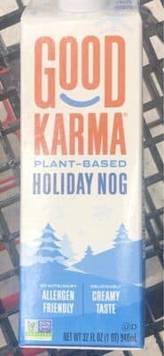 plant-based holiday nog