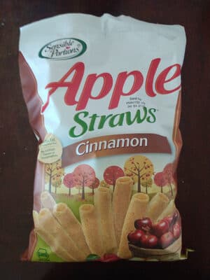 Sensible Portions Apple Straws Multigrain Snack Cinnamon