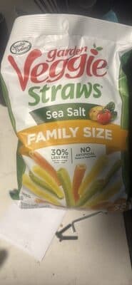 Garden Veggie Straws, Vegetable and Potato Snack, Sea Salt