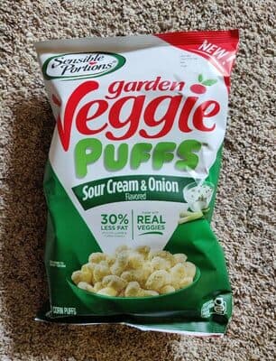 Sour Cream & Onion Flavored Baked Corn Puffs