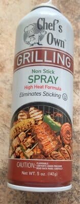 Grilling Non Stick Spray
