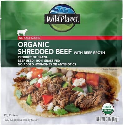 Organic Shredded Grass-Fed Beef